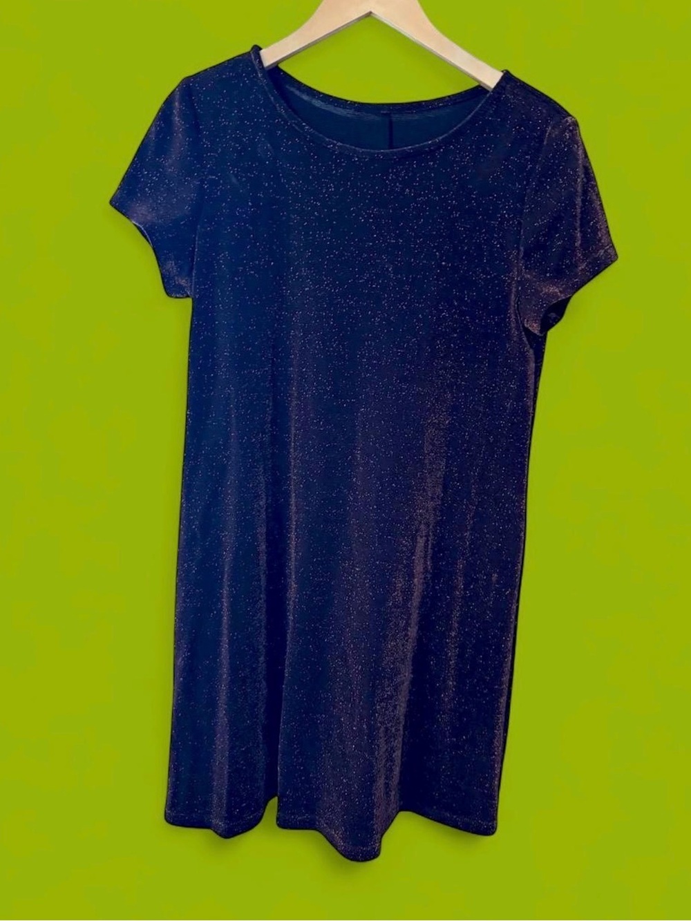 Y2K Sparkly brown Shift Dress